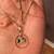 23 Inch Italian 18K Yellow Gold Necklace with Butterfly Pendant 10 thumbnail