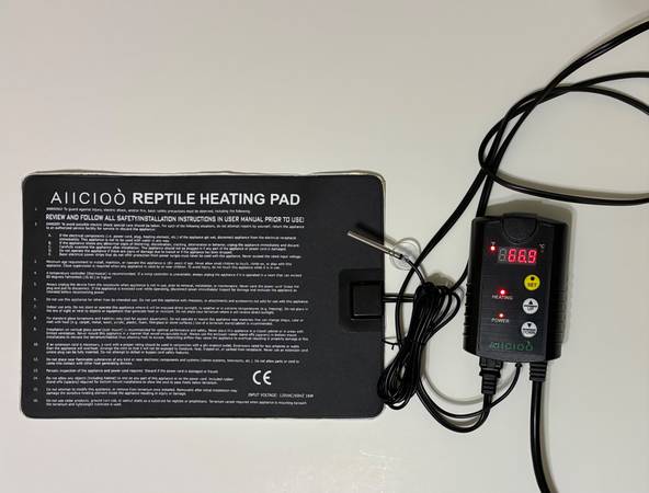 Aiicioo Under Tank Reptile Heater with Thermostat 1