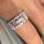 Brand New Italian 14K White Gold Versace Style UNISEX Ring (Size 8-9) 11 thumbnail