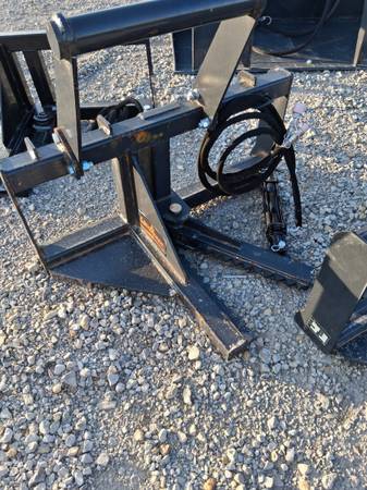 Tree puller for skid steer 1