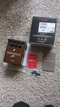 Guitar Pedal Overdrive Fender Smolder Acoustic - musical