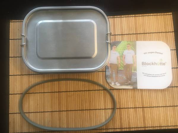 Blockhütte Stainless Steel Lunch Box for Adults 40oz (1400ml) 1