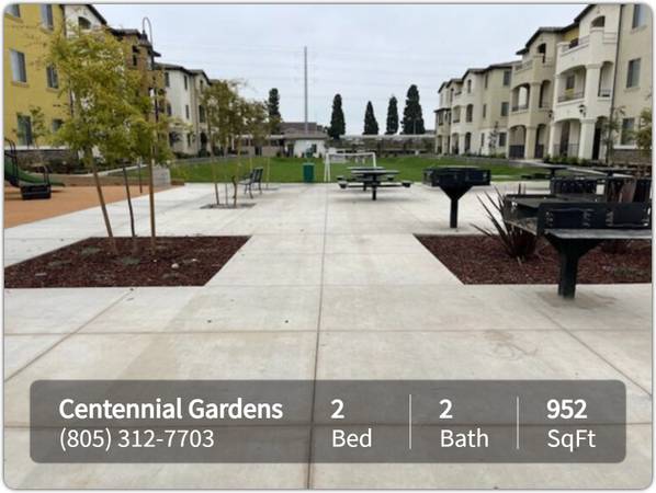$2,732 / 2br - 952ft2 - ¡Impresionante nueva comunidad - Centennial Gardens - ¡Disponible para alquiler ahora! (Santa Maria - Ubicación céntrica)63663940435969121