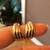 Brand New Solid Yellow Gold Hoop Earrings with Studs on the back 1 thumbnail