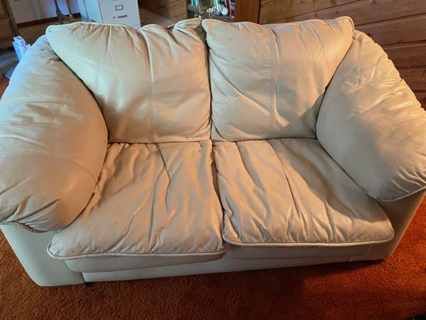 Love Seat Leather Sofa 1