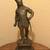 Magnificent Pair of Large Antique Spelter Viking Warrior Statues - 20.25” Tall 2 thumbnail