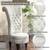 New White Velvet Wingback Chair 4 thumbnail
