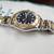 18k Gold Rolex Yacht-Master 40 Blue Dial Red Print Engraved Bezel 12 thumbnail