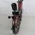 Vintage Retro Style Steel Metal Burgundy Chopper Motorcycle Model 19" 10 thumbnail