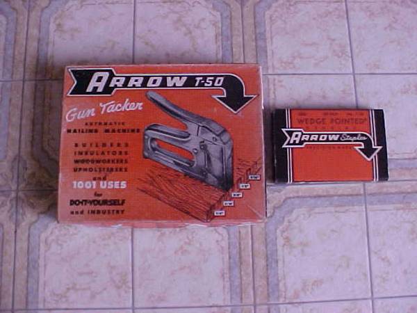 Vintage Arrow T50 Stapler With Staples 1