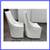 Restoration Hardware Ella Skirted Fabric Dining Side Chairs + Casters, 6 thumbnail