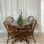 Solid Wood Kitchen Dining Table with 4 Windsor Chairs & Protective Gla 15 thumbnail