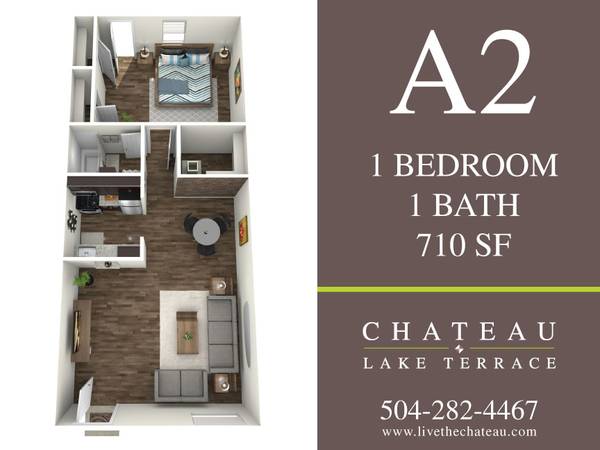 $1,430 / 1br - 710ft2 - Steps away from our Resort Style Pool, Gas Grill and Courtyard Seating (New Orleans)63903653038211121