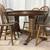 Solid Wood Dining Table with 6 Windsor Chairs 9 thumbnail