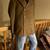 MENS JOHN VARVATOS BROWN CASHMERE and WOOL COAT Size LARGE 5 thumbnail