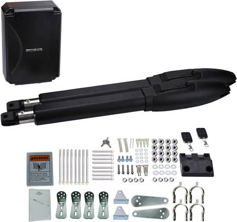 SW300DC Automatic Gate Opener with Remotes for Dual Swing Gates 1