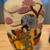 White Japanese Otigari 1920s or 1930s vase with gold 1 thumbnail