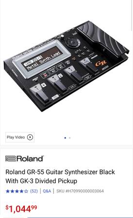 Roland GR-55 Guitar Synthesizer With Extras - musical