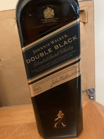 Johnnie Walker DOUBLE BLACK 1 Litre bottle sealed 1
