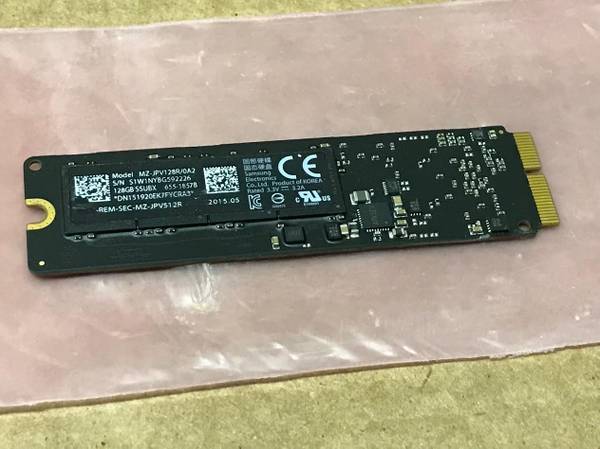 Original Apple Nvme 128GB Drive 1