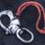 MERRIMAN #1 Chrome on Bronze Snap Shackle Standard Swivel Bail 3 1/2" 2 thumbnail