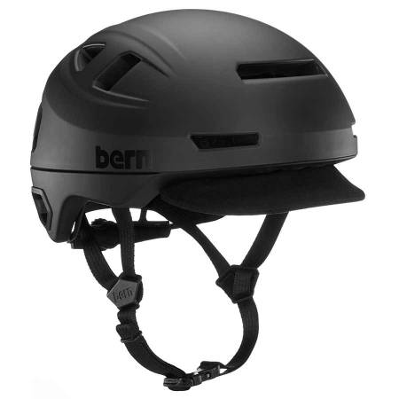 New Bern Hudson MIPS Bike Helmet Black Large 59-62cm w/ Light 1