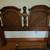 Solid wood headboard/frame queen bed 1 thumbnail