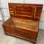 Large Antique Cedar Trunk 3 thumbnail