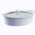 CORNINGWARE FRENCH WHITE 2.5-QUART OVAL CASSEROLE WITH GLASS LID 6 thumbnail