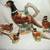 1990 Fritz & Floyd Roster pheasant pitcher& 2 candle stick holders. + 5 thumbnail