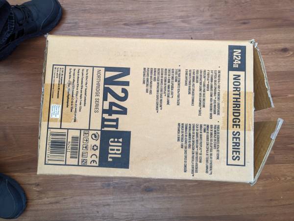 JBL N24 Bookshelf Speakers new in box 1