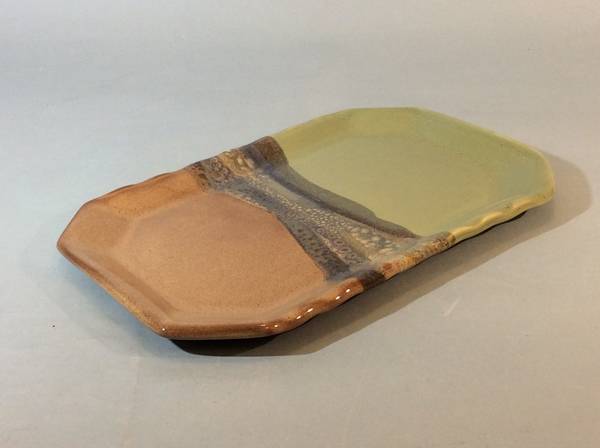 Art Pottery Tray, Signed 1