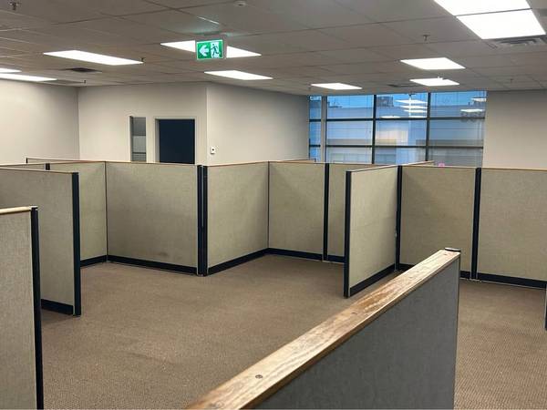 54” Tall Sound Reduction Office Partitions - 3’, 4’, 5’ widths Availab 1