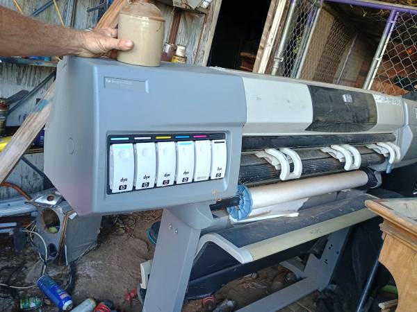 Hp design jet sign printer 1