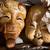 Handcraft Noh Wood Man and Woman decoration -  From Japan - New 7 thumbnail