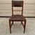 Antique Viennese Art Nouveau solid oak chairs . set of 3 3 thumbnail