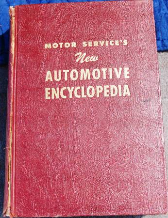 Motor Service's New Automotive EncyclopediaTolboldt, Willam K. 1
