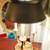 Brushed Brass Three Horn Bouillotte Lamp 2 thumbnail