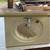 Cultured marble sink with single lever faucet/cabinet/school desk 1 thumbnail