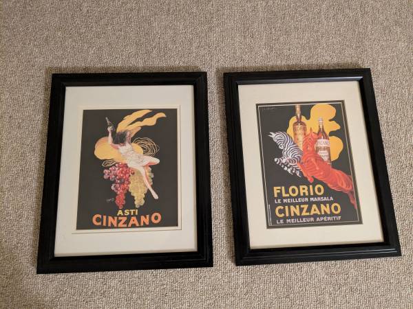 Framed Cinzano Pictures 1