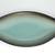 Home Thira Leaf Shaped Platter 18” Teal with Brown Edge Striking 3 thumbnail