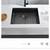 27x19 Black Undermount Kitchen Sink 16 Gauge Black Stainless Steel Wor 6 thumbnail
