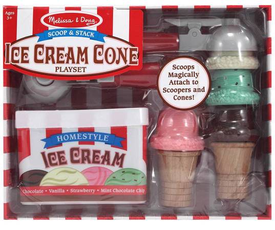 Juego de conos de helado Scoop and Stack de Melissa and Doug - $25 (Tacoma)63471374339841120