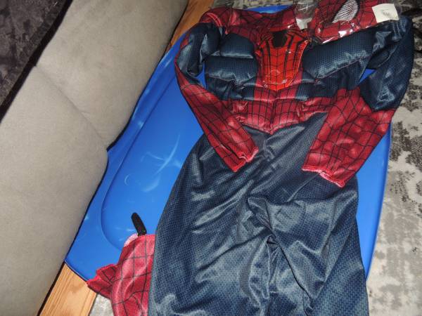 CHILD BOY GIRL SPIDERMAN HALLOWEEN COSTUME  SIZE M(7-8) L(10-12) 1