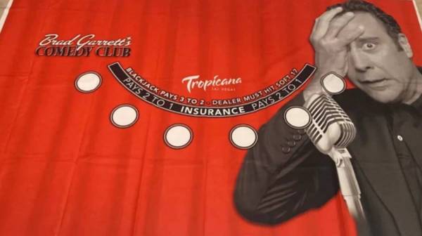 Tropicana Las Vegas Real Casino Blackjack Layout CLOSED! 1