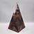 Handmade Orgonite Pyramid 11.75” Tall – Smoky Quartz Wand, Garnet, Red 6 thumbnail
