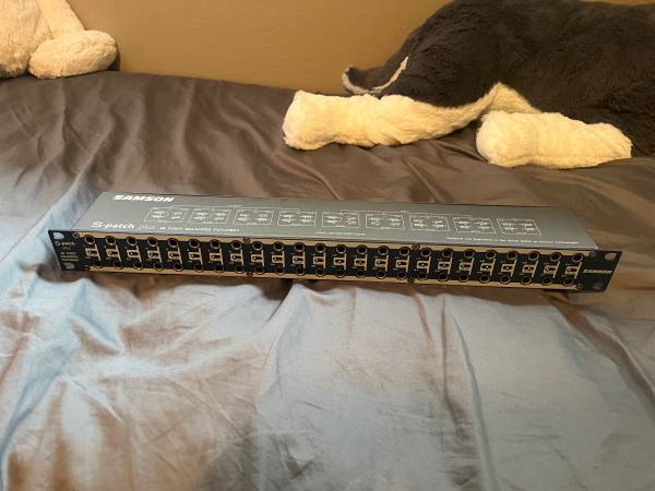Samson s-patch trs 48 point patchbay patch bay 1