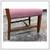 Loggia Showroom Custom Design Red Diamond Patterned + Nailhead Dining 9 thumbnail