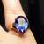 Vintage Pear-Shaped Amethyst Ring 10K Gold 10 thumbnail