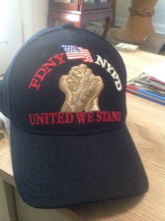 FDNY NYPD black 911 United we Stand Cap 1
